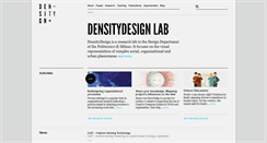 Desktop Screenshot of densitydesign.org
