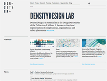 Tablet Screenshot of densitydesign.org